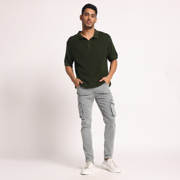 MOONTIME: Men’s Slim Fit Grey Joggers – Stylish & Comfortable Everyday Wear
