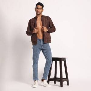 MOONTIME : Men's Slim Fit Stretchable Distressed Jeans